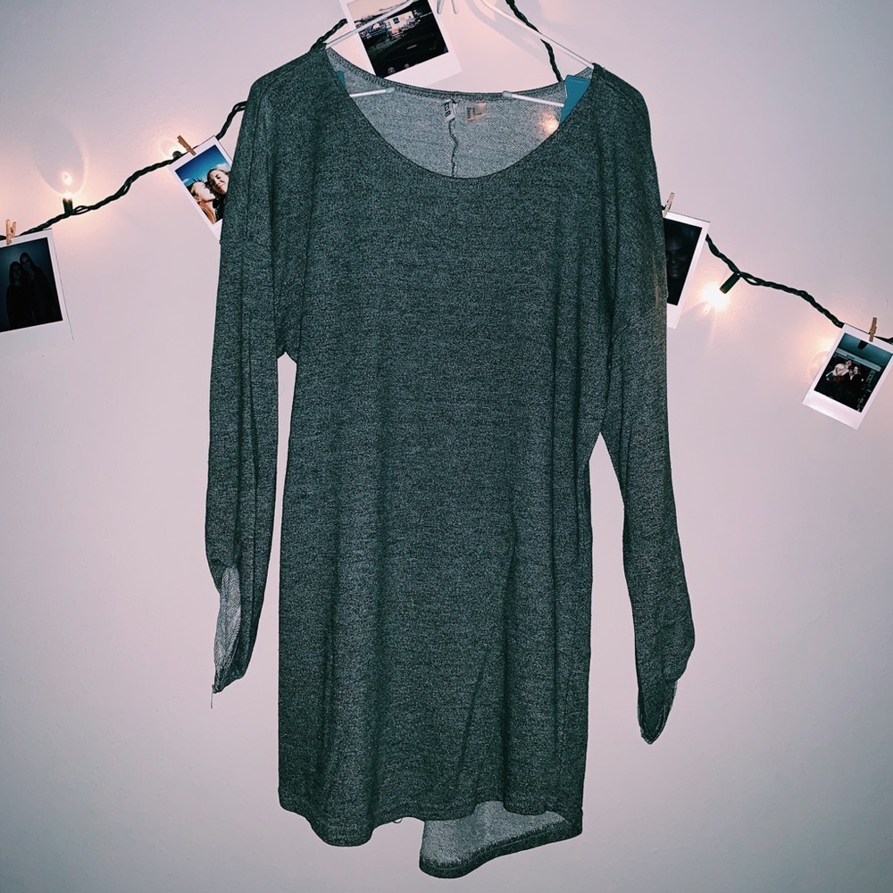 H&M Long Grey Sweater